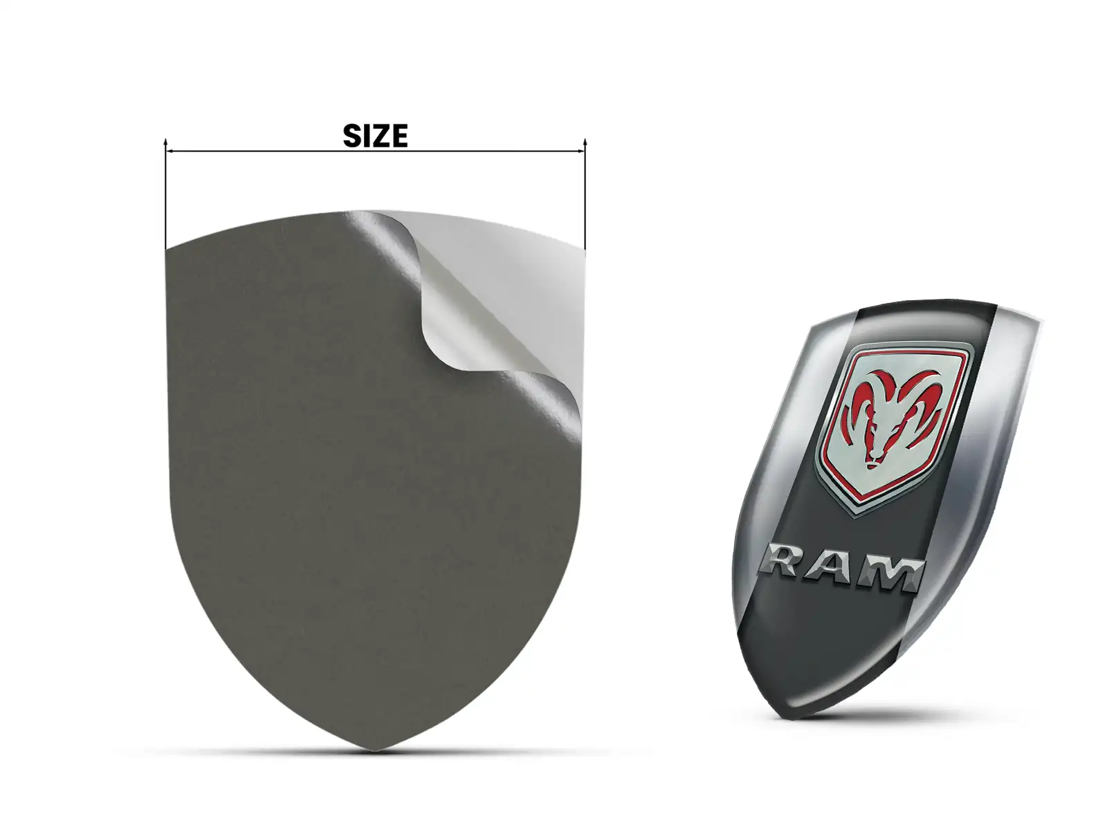 Dodge Stickers Silicone Auto Pro Max Durable Stylés